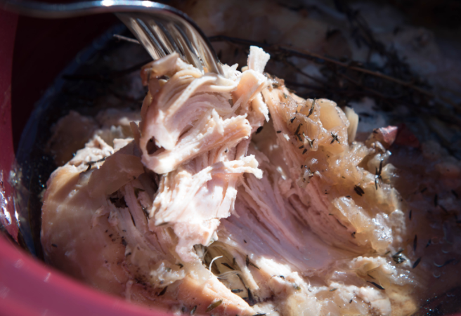 fork in crockpot