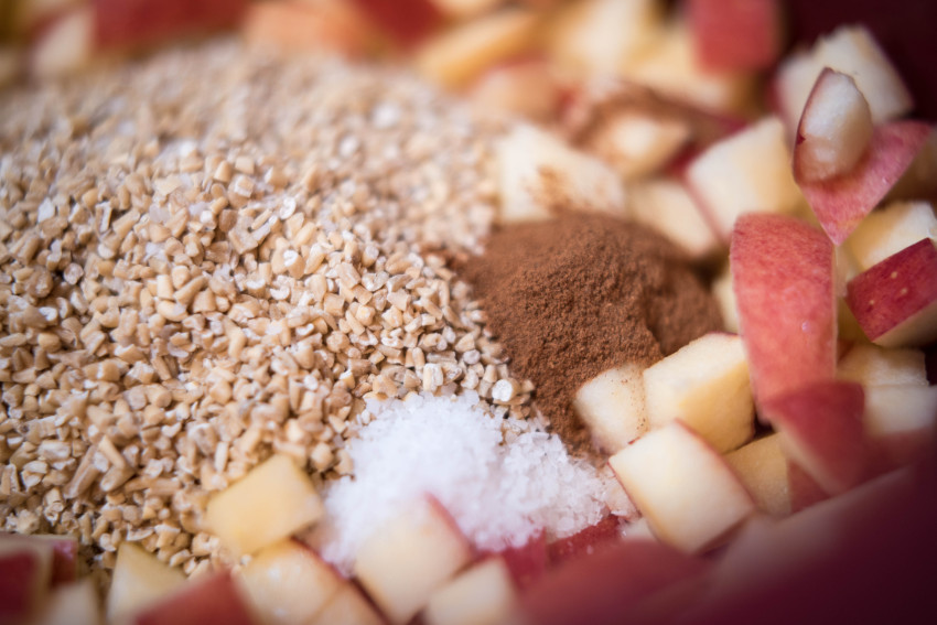 Crockpot Steel Cut Oats Upclose