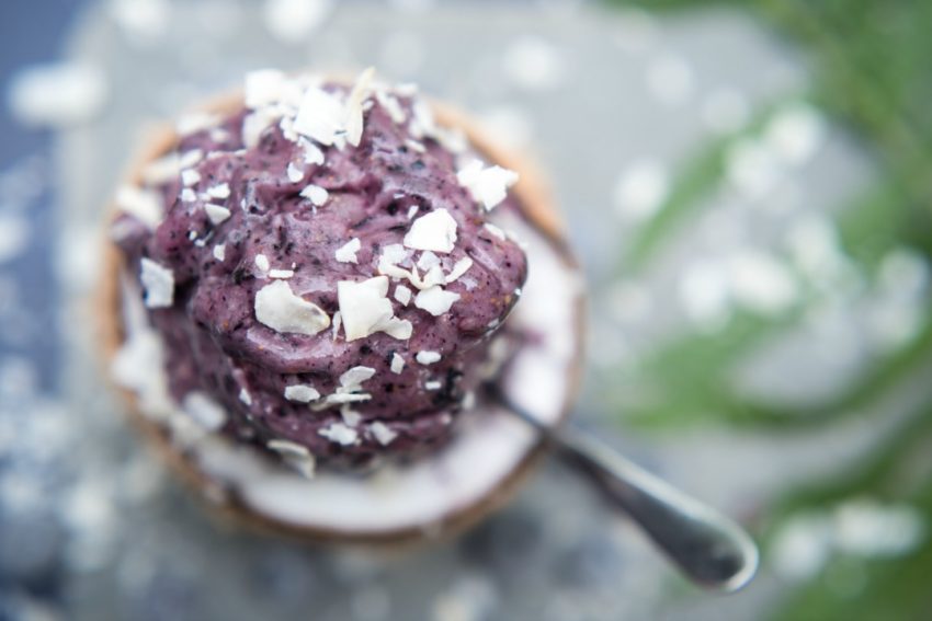 Blueberry Ice Cream