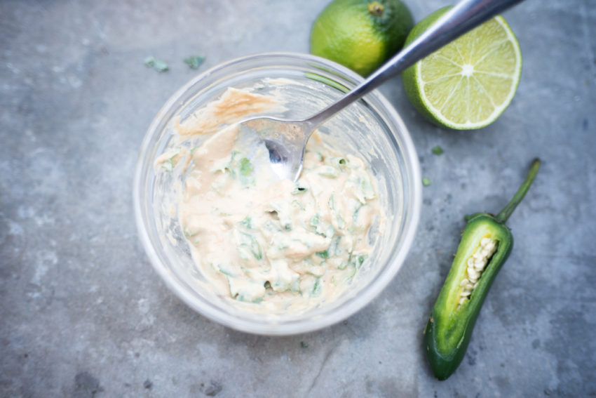 Lime Cilantro Hummus Sauce 5