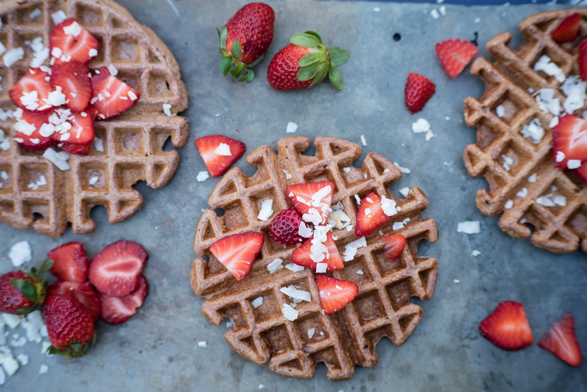 Annessa RD Strawberry Coconut Blender Waffle - Annessa RD