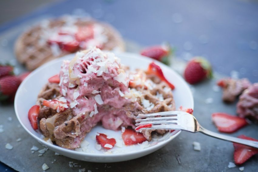 Strawberry Coconut Waffle 11