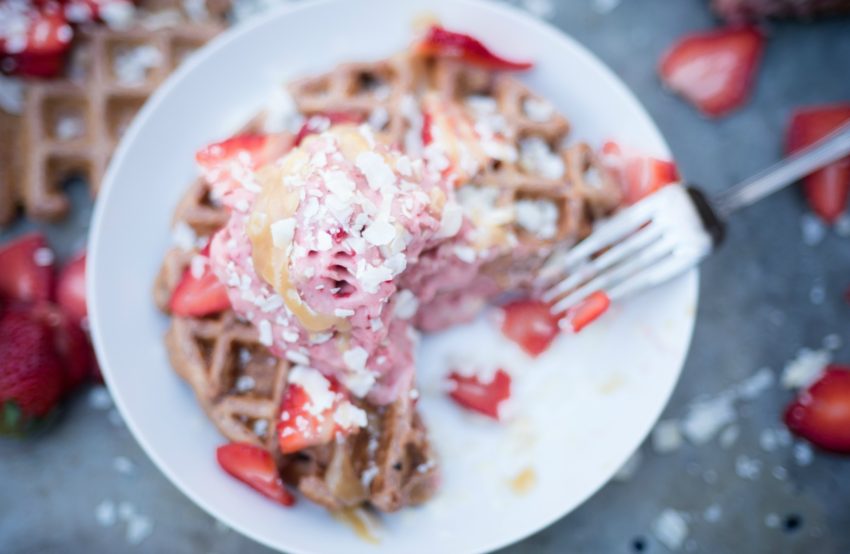 Strawberry Coconut Waffle 9