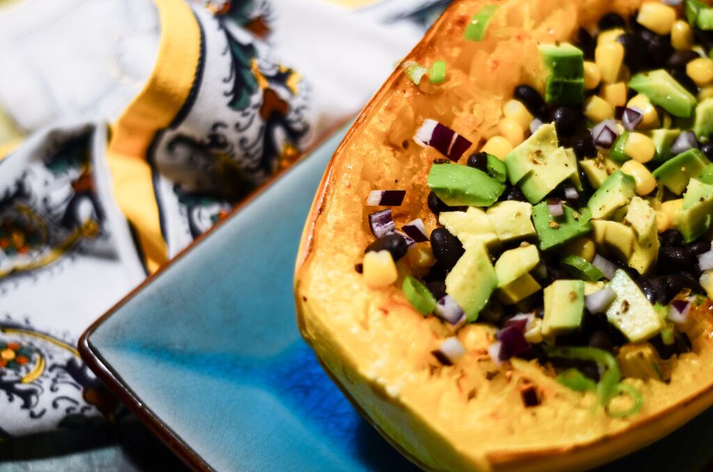 Annessa RD Black Bean & Avocado Spaghetti Squash Bowl - Annessa RD